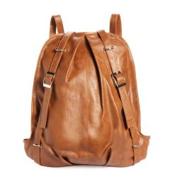 Korean Fashion Pu Leather Casual Backpack Lady Shoulder Handbag