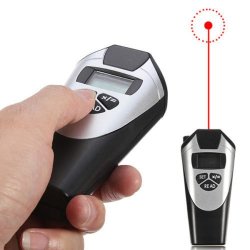 Portable Ultrasonic Tape Distance Measuring Tool meter Digital Lcd Display Solid Laser Beam Pointer
