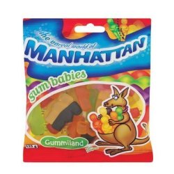 Manhattan Gummiland Gum Babies 125G X 24