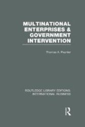 Multinational Enterprises And Government Intervention Hardcover