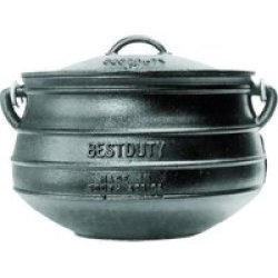 Best Duty Cast Iron Flat Pot No 1 2 1.7L