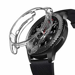 Siruibo Case For Samsung Gear S3 Frontier SM-R760 Tpu Scractch-resist Frame Protective Cover Shell For Samsung Gear S3 Frontier classic Galaxy Watch 46MM SM-R800 Smartwatch