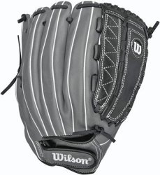Wilson Onyx Aso Outfield Fastpitch Softball Glove Black coal Left Hand Throw 12.75-INCH