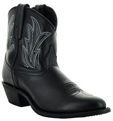 Soto Boots Janis Women's Ankle Cowboy Boots M3003 5.5 Black