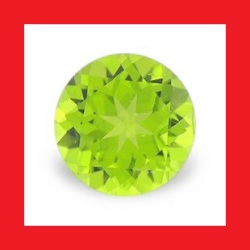 Peridot - Nice Green Round Facet - 0.310cts