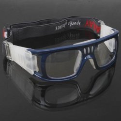Wrap Goggles Sports Glasses Eyewear For Basketball Soccer Game Blue
