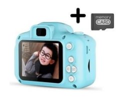 Kids MINI Portable Digital Camera Plus Sd Card - Blue