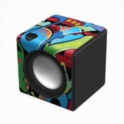 Polaroid SA Polaroid Graffiti 1 Wired Sound Cube Black
