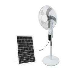 Ecco 16 Solar Rechargeable Ac dc Fan - EC831