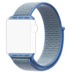Blue Apple Watch Strap Band Nylon Loop 38 40MM - Series 1 2 3 4