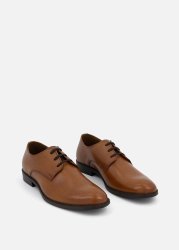 Leather Comfort Derby Lace-up Shoes