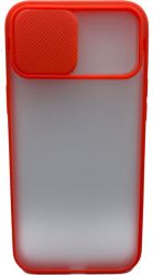 Iphone 12 12 Pro Frosted Slider Military Red