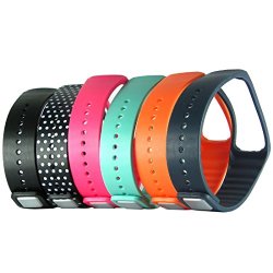 Replacement Hopcentury Wrist Band Strap Wristband With Metal Clasp For Samsung Galaxy Gear Fit Bracelet Smart Watch - 6 Pack