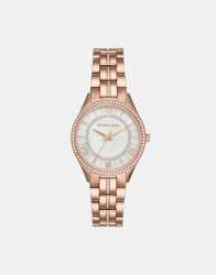 Michael Kors Lauryn Rose Gold Watch - One Size Fits All Gold