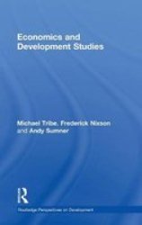 Economics And Development Studies Hardcover