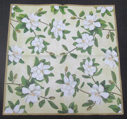 The Velvet Attic - Beautiful Imported Paper Napkin Serviette - White Magnolias