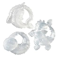 Infantino Crystal Clear Teether Set - 3 Stages