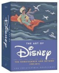 The Art Of Disney 2015 Postcard Box - The Renaissance And Beyond 1989-2014 Postcard Book Or Pack