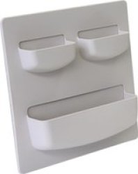 Fine Living Silicone Wall Tidy White