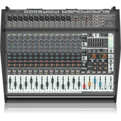 Behringer PMP6000 20-CHANNEL 1600W Powered Mixer