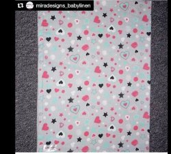 100% Cotton Printed Flannel Blanket Receiver Wrap Swaddle Grey Rocks Princess