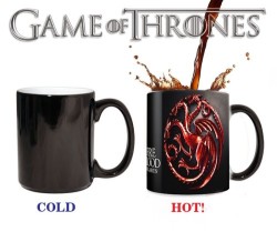 Game Of Thrones Fire And Blood Targaryen Heat Reveal Mug - Heat Sensitive