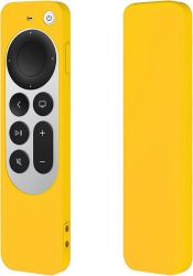 Funky Silicone Remote Case For Apple Tv Series 6 Generation 2021 - Yellow