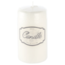 Unscented Pillar Candle 12.5CM Assorted Item - Supplied At Random