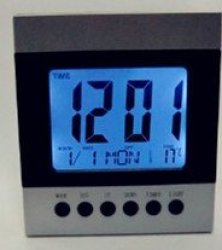 Large Screen Electronic Clock Backlit Senior Acoustic Alarm Clock Timer Lazy Sleep LED Alarm Clock