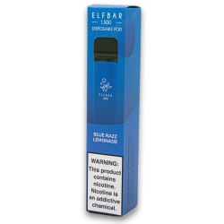 Disposable Vaping Pod 5% Nicotine 1500 Puffs - Blue Razz Lemonade