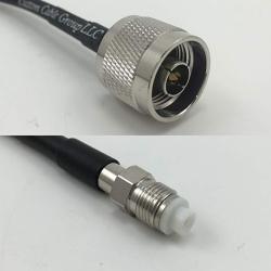 10 Feet RFC195 KSR195 N Male To Fme Female Pigtail Jumper Rf Coaxial Cable 50OHM Quick Usa Shipping