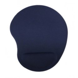 Mousepad With Gel Wrist Support - Blue