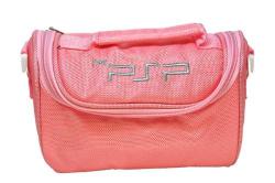 Crazyondigital Multifunction Pink Carry Case For Sony Psp + Shoulder Strap