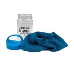Cooling Towels - Blue - Lightweight Towel With Insta-cool Fabric