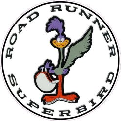Road Runner Superbird Decal 5" Free Shipping In The United States