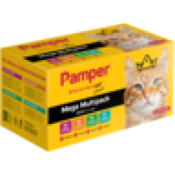 Pampers Pamper Fine Cuts Adult Wet Cat Food Mega Multipack 85G