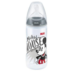 Nuk First Choice Temperature Control Bottle 6-18M 300ML - Mickey
