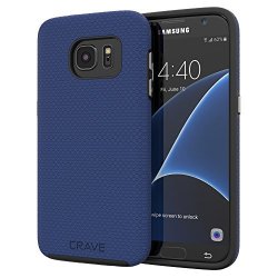 S7 Case Crave Dual Guard Protection Series Case For Samsung Galaxy S7 - Navy Blue