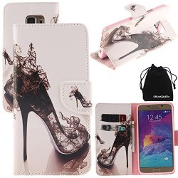 Note 5 Case Galaxy Note 5 Case Credit Card Holder Case Stand Feature Wallet Type Flip Folio Cover - For N920 Samsung Galaxy NOTE5