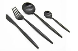Fine Living Finery - Cutlery Set 12PC - Carbon Black