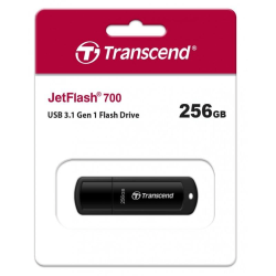 Transcend Jetflash 700 256 Gb Blackgen 1TYPE-A USB Flash DRIVETS256GJF700