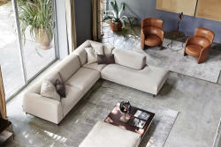 Munich Corner Couch Custom Made - Leather