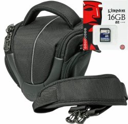 Foto Yuma Halfter Xs-bag Set For Camera With 16GB Sd Card For Nikon D5500D5300D5200D5100D3300D3200