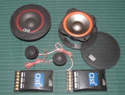 4" Component Car Speaker Split Kit -- Free Shipping By Courier