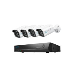 8MP 4K Security System With Poe Nvr