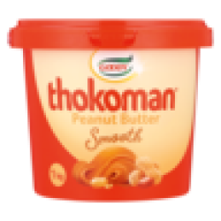 Thokoman Smooth Peanut Butter Tub 1KG