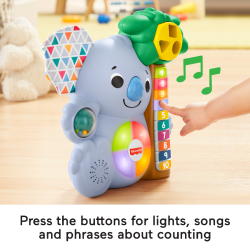 Fisher-price Linkimals Counting Koala Infant Toy Animal-themed Musical Learning Toy