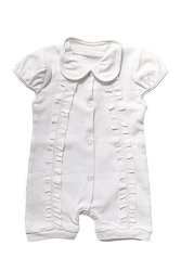Three Snails Yagidka 86 Baby Girl White Dress Christening Toddler Cotton Clothes 18 Months H-86