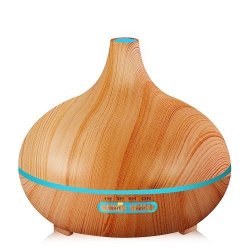 Kbaybo 300ML Air Humidifier Essential Oil Diffuser - Yellow United States