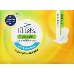 Lil-Lets Ultra Thin Pads Super Plus 7 Pads